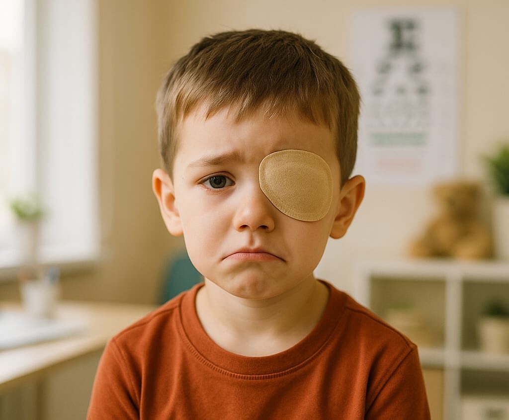 Terapia visual para ambliopía en niños sin usar parche